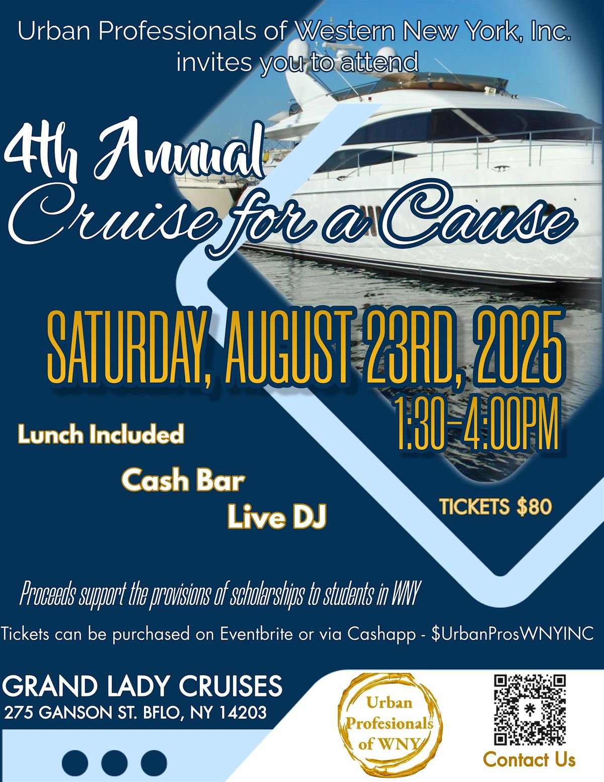 4th Annual Cruise for a Cause, 23 August | Event in Buffalo | AllEvents