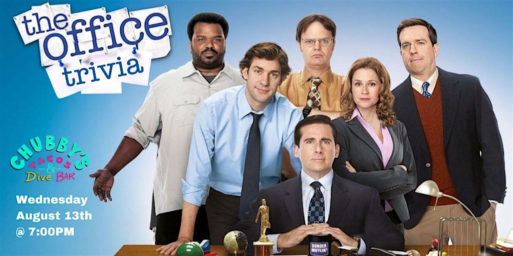 The Office Trivia at Chubby's Tacos Durham, 13 August | Event in Durham | AllEvents