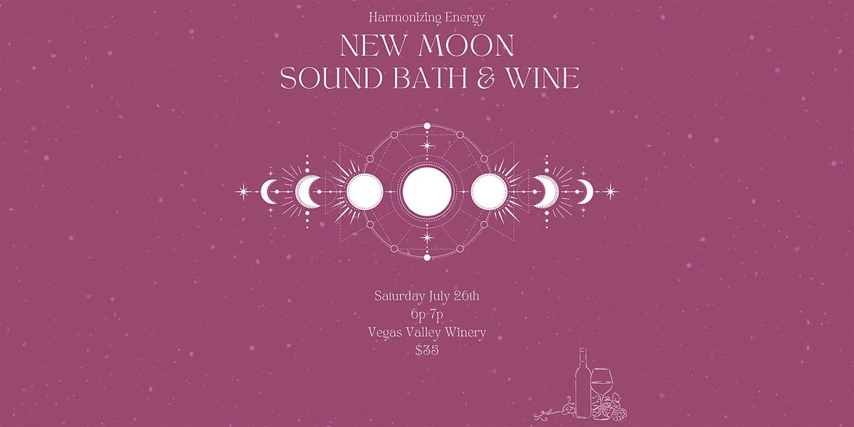 New Moon Sound Bath & Wine, 26 July | Event in Henderson | AllEvents