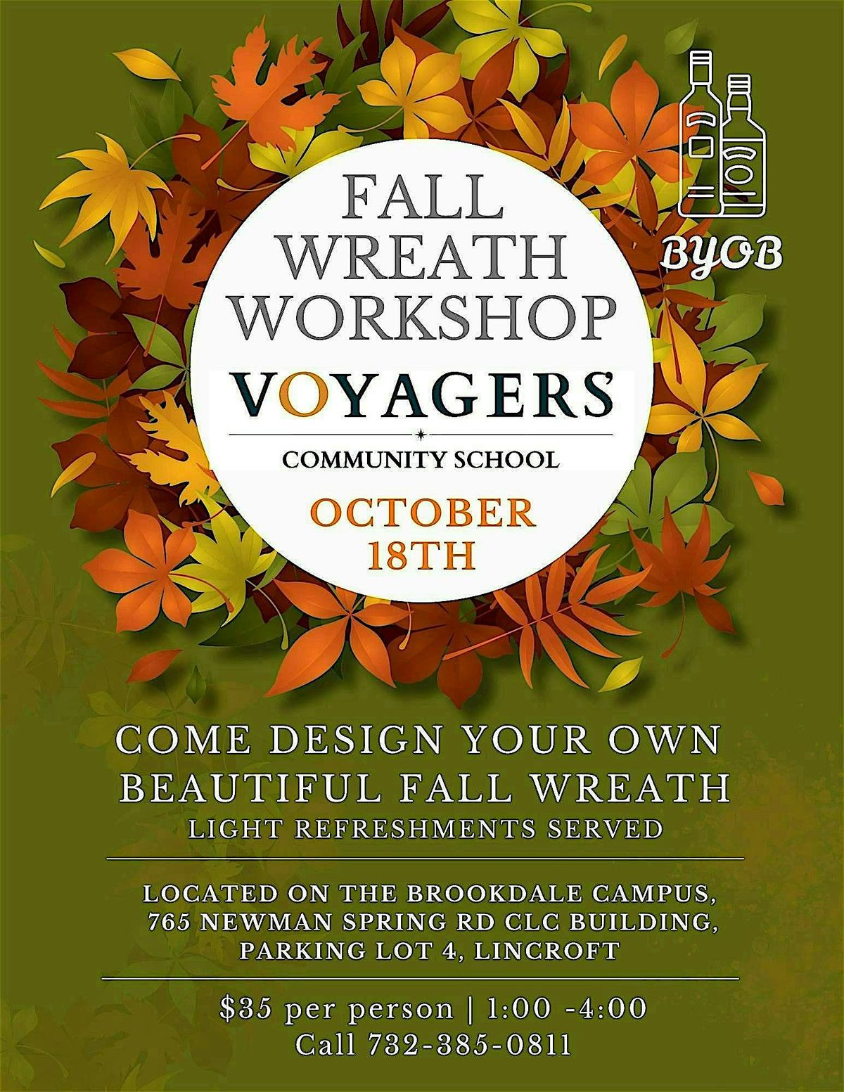 Fall Wreath-Making Class, 18 October | Event in Middletown Township | AllEvents