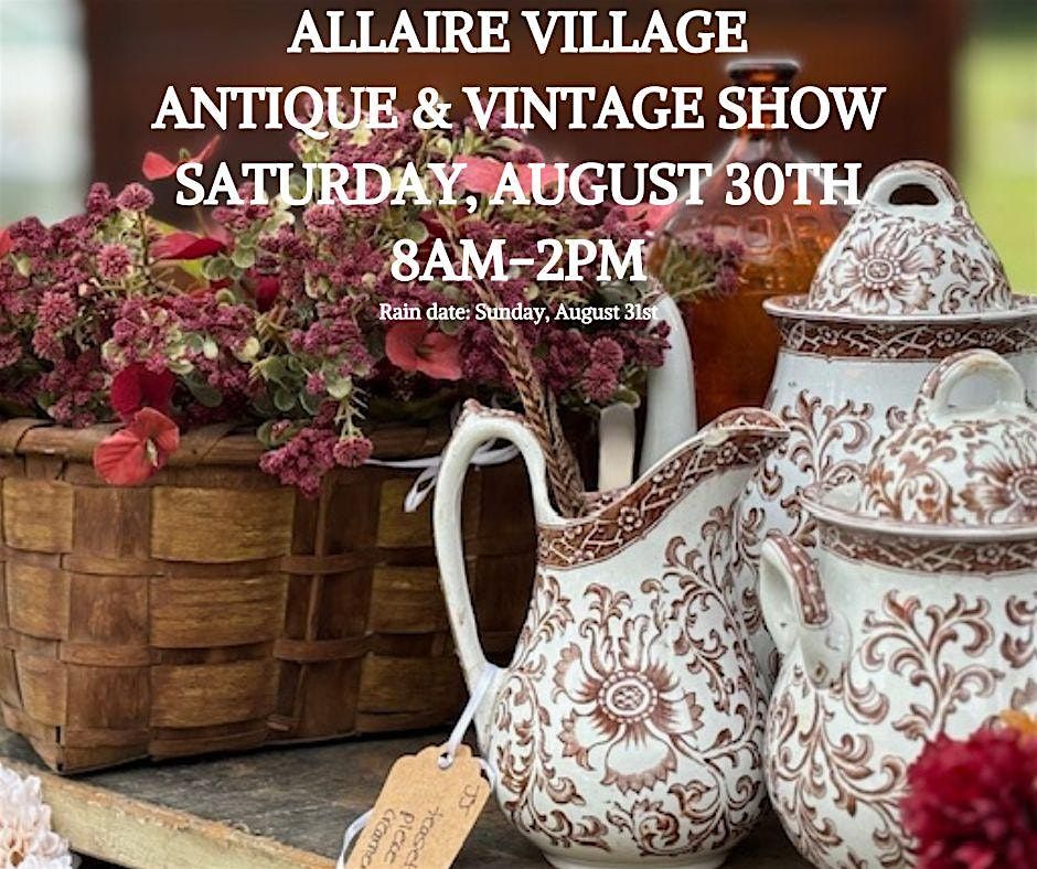 Antique & Vintage Show - Vendor Registration Only, 30 August | Event in Wall Township | AllEvents