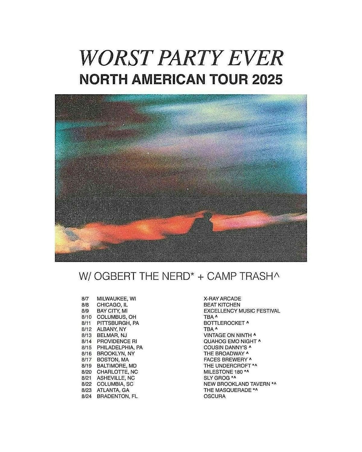 Worst Party Ever w/ Those Dogs// Ogbert the Nerd// Camp Trash, 21 August | Event in Asheville | AllEvents