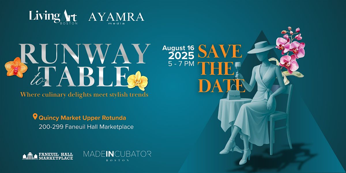 Runway To Table, 16 August | Event in Boston | AllEvents