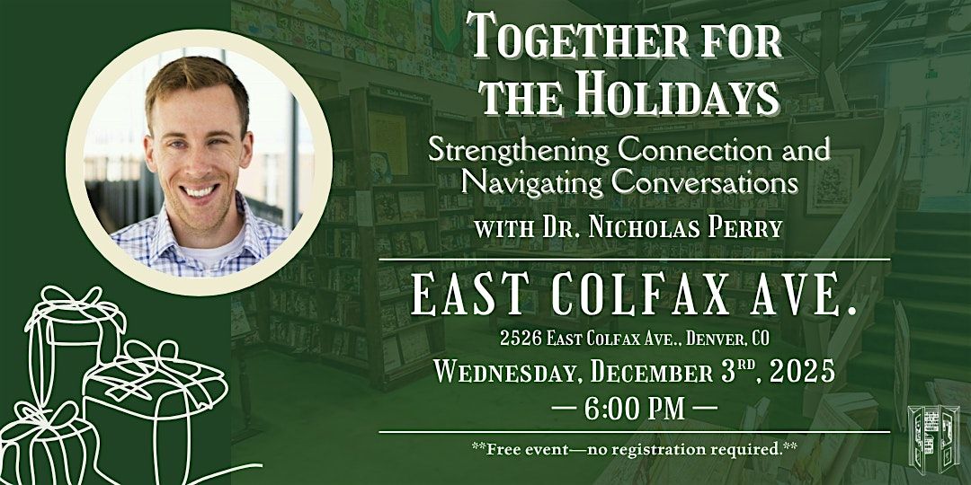 Together for the Holidays: A Free Connection Event, 3 December | Event in Denver | AllEvents