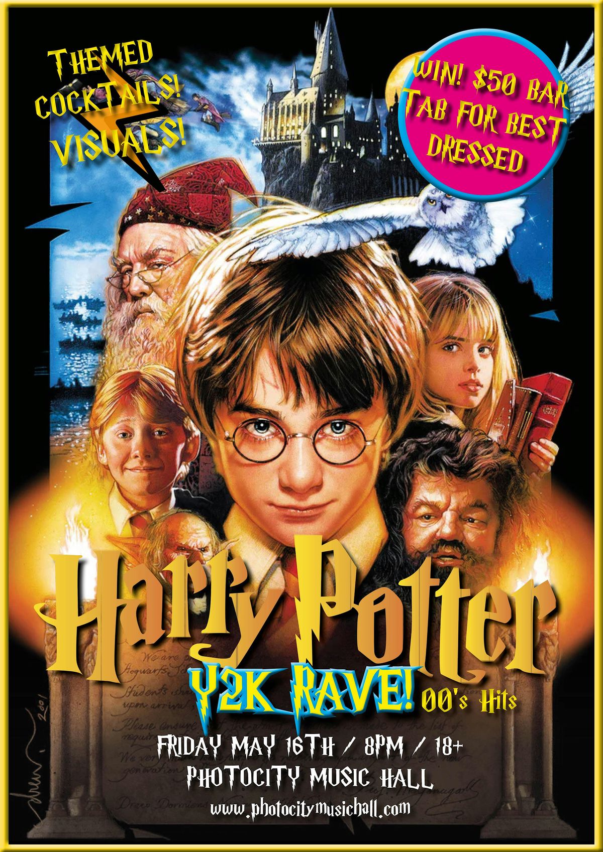 Harry Potter - Y2K Rave - Rochester, NY, Photo City Music Hall ...
