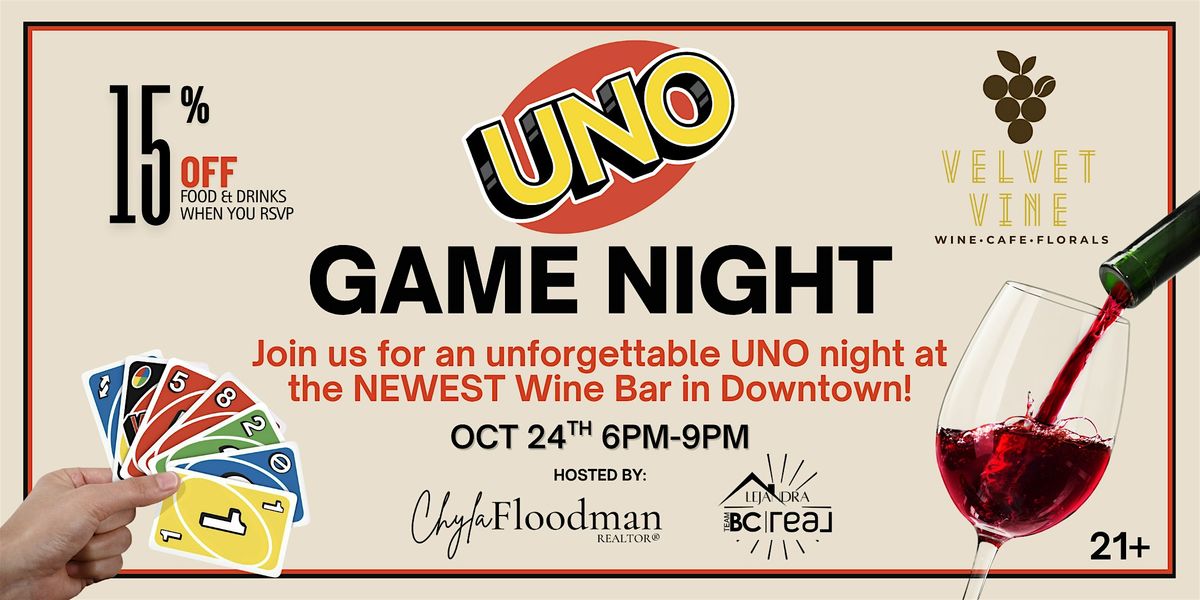 UNO Night Out: Cards, Connections & Chill Vibes!, 24 October | Event in Las Vegas | AllEvents