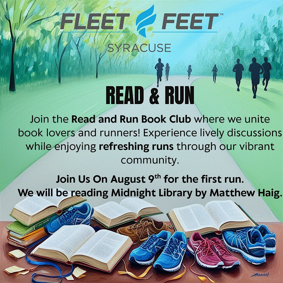 Read and Run Book Club, 9 August | Event in East Syracuse | AllEvents