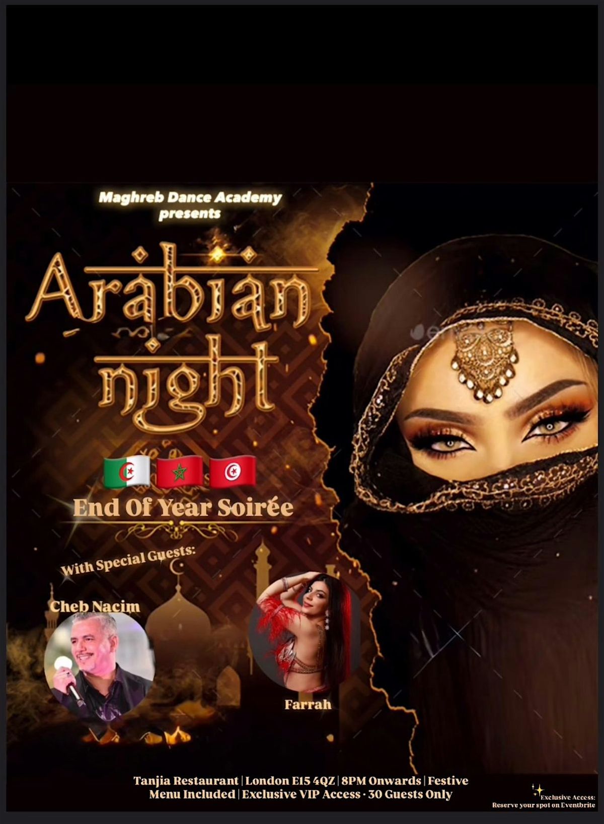 Maghreb Dance Academy Presents: Arabian Night – End of Year Soirée, 6 December | Event in London | AllEvents