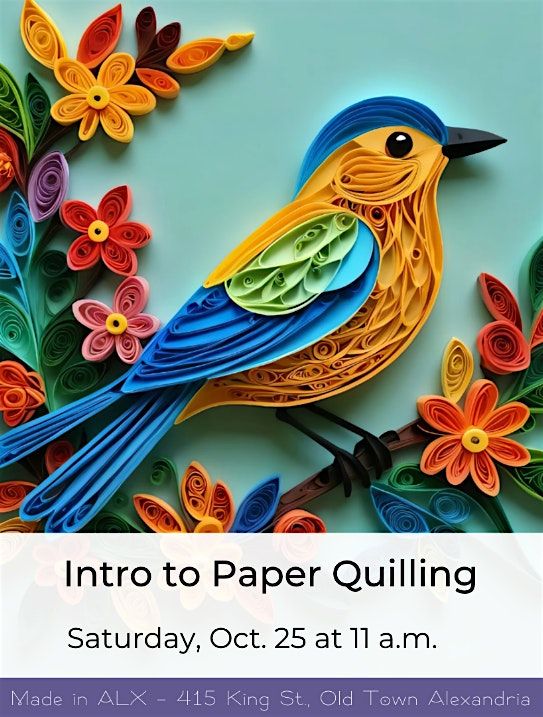 Intro to Paper Quilling, 25 October | Event in Alexandria | AllEvents