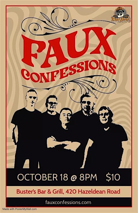 An evening of Faux Confessions!, 18 October | Event in Ottawa | AllEvents