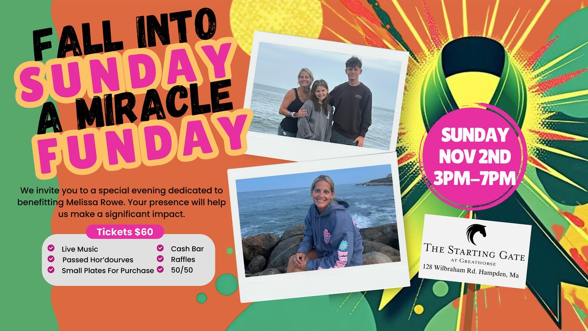 Fall Into A Miracle - A Sunday Funday to Benefit Melissa Rowe, 2 November | Event in Hampden | AllEvents