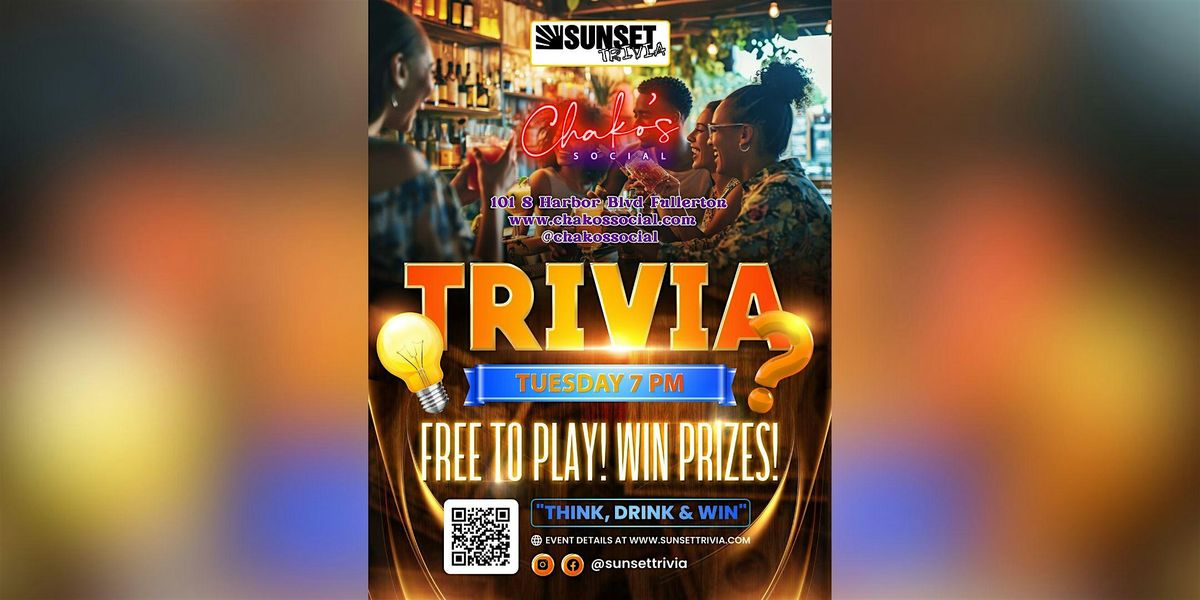 Trivia Tuesday | Event in Fullerton | AllEvents
