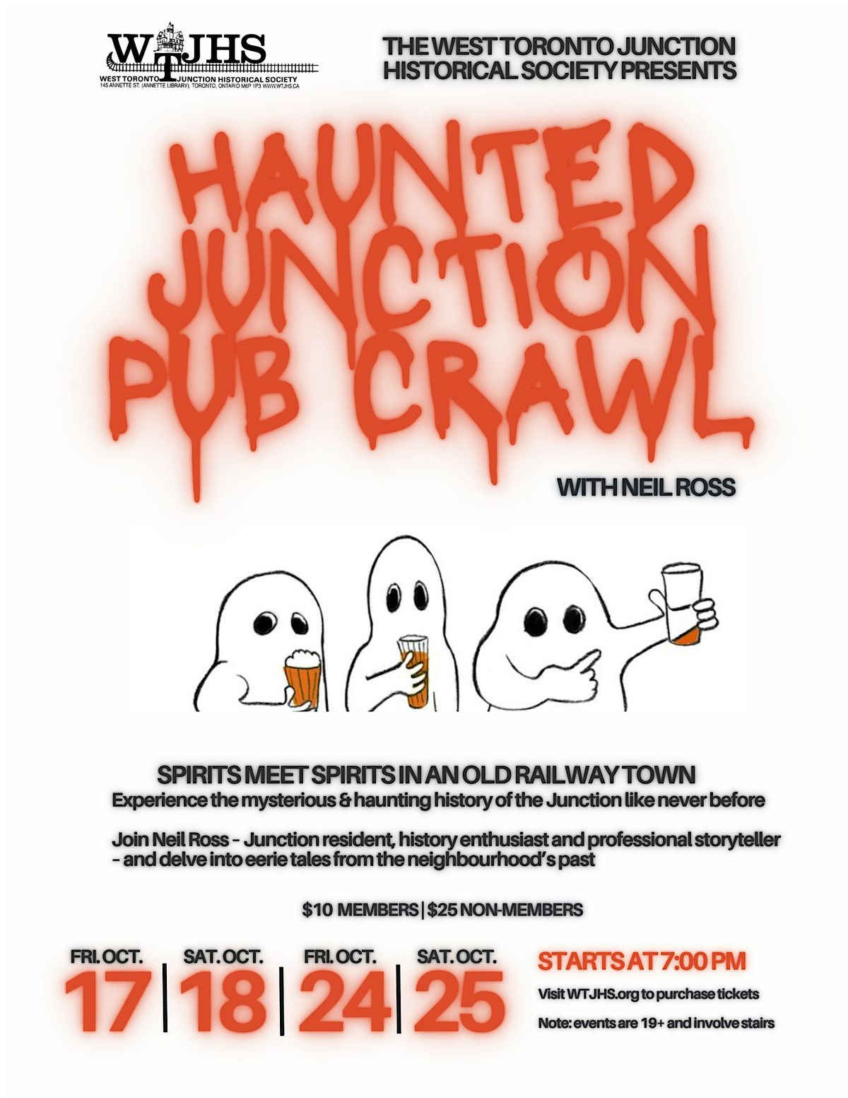 Haunted Junction Pub Crawl - October 25, 25 October | Event in Toronto | AllEvents