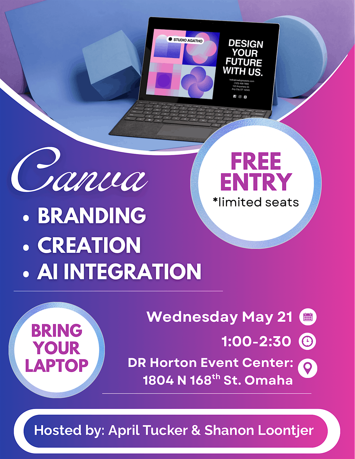 Canva Branding & Design, 21 May | Event in Omaha | AllEvents