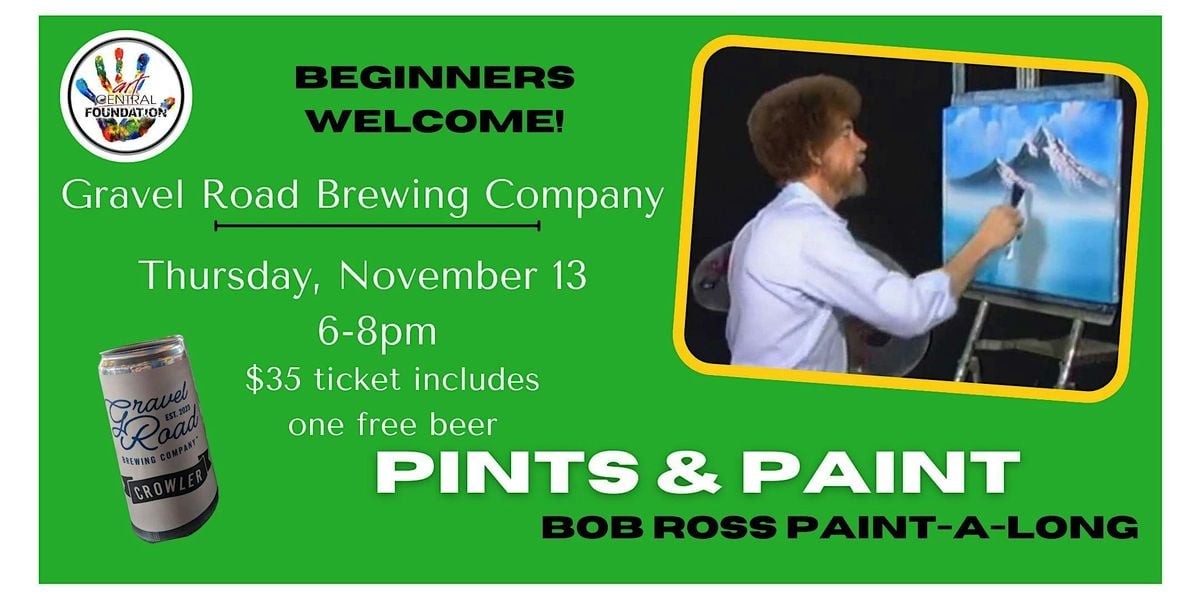 Pints & Paint: Bob Ross Paint-a-long, 13 November | Event in Middletown | AllEvents