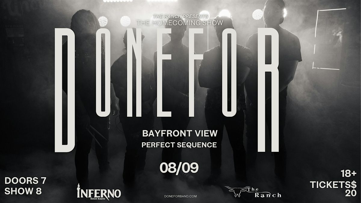DONEFOR- THE HOMECOMING SHOW, 9 August | Event in Fort Myers | AllEvents