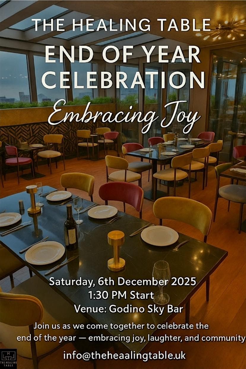 The Healing Table  End Of Year Celebration, 6 December | Event in Cranbrook | AllEvents
