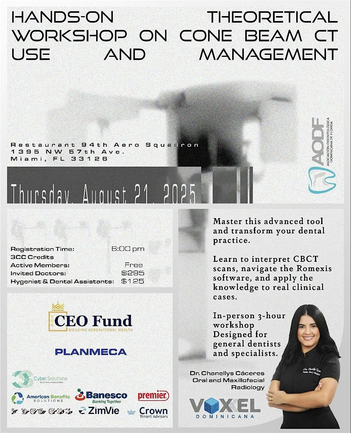 Tomografía Cone Beam, 21 August | Event in Miami | AllEvents