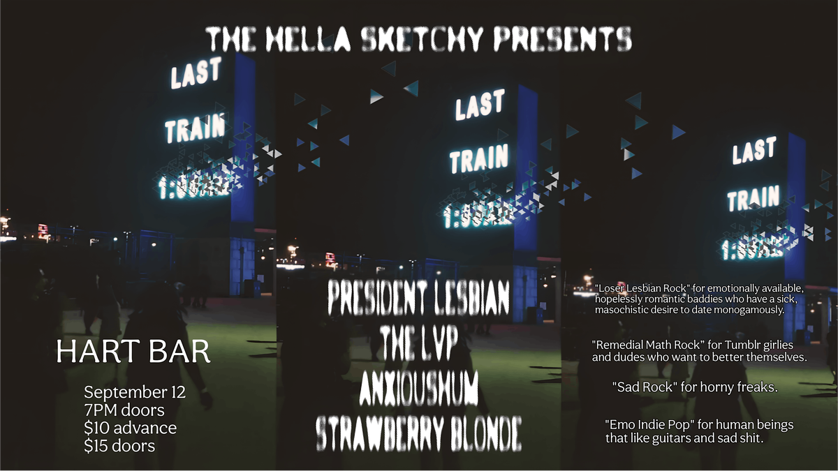 The Hella Sketchy Presents:, 12 September | Event in Brooklyn | AllEvents