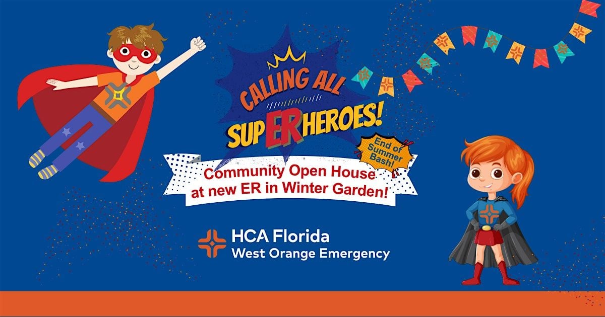 Community Open House at HCA Florida West Orange Emergency, 9 August | Event in Winter Garden | AllEvents