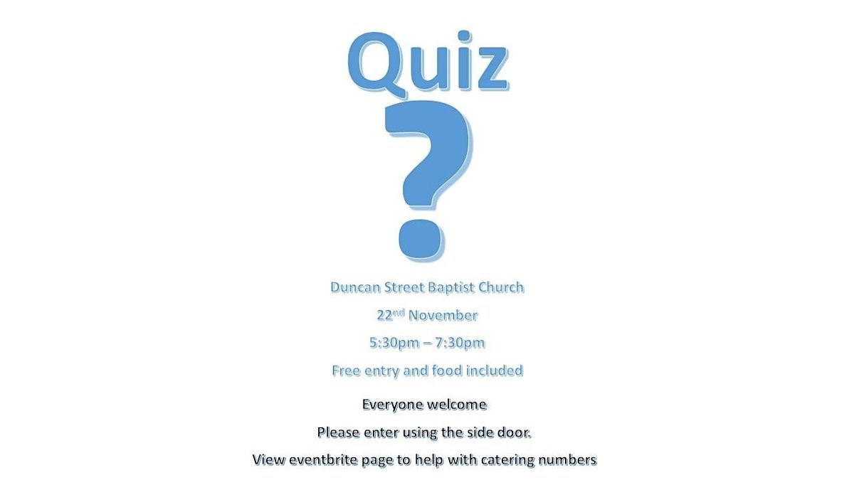 Quiz, 22 November | Event in Edinburgh | AllEvents