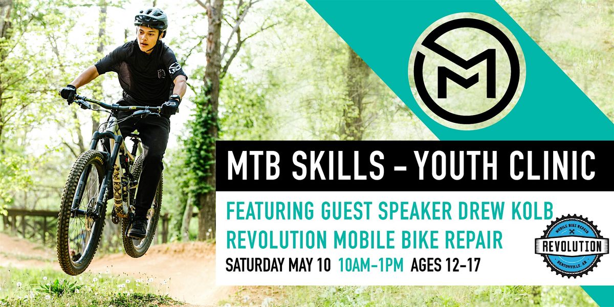 Youth Mountain Bike Skills Clinic + Guest Drew Kolb (Revolution Bikes)!, 14 June | Event in Bella Vista | AllEvents