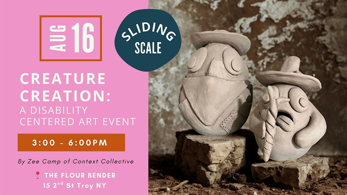 Creature Creation: A Disability Centered Art Event, 16 August | Event in Troy | AllEvents