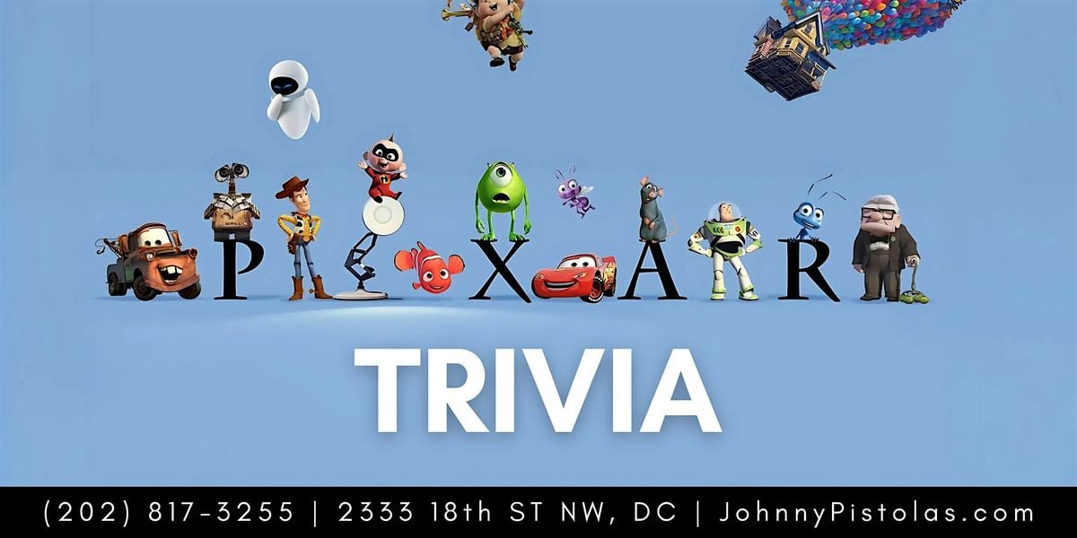 Pixar Trivia at Johnny Pistolas | Event in Washington | AllEvents