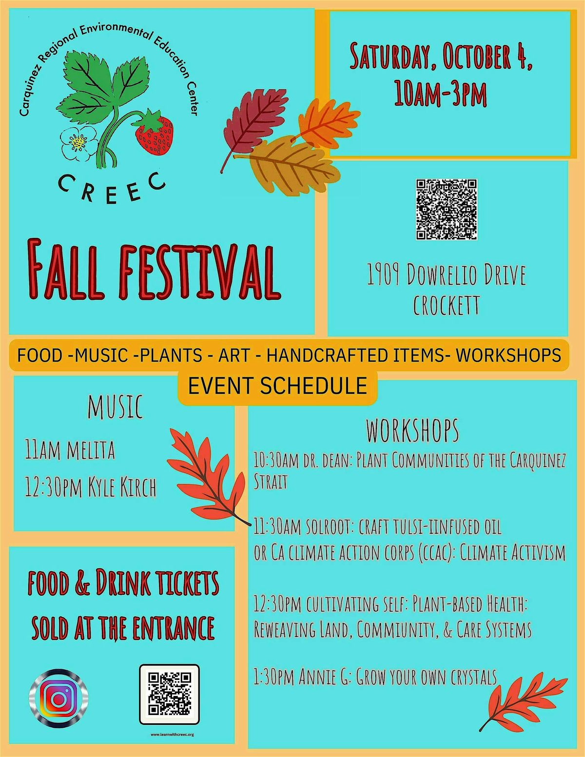 CREEC Fall Festival 2025, 4 October | Event in Crockett | AllEvents