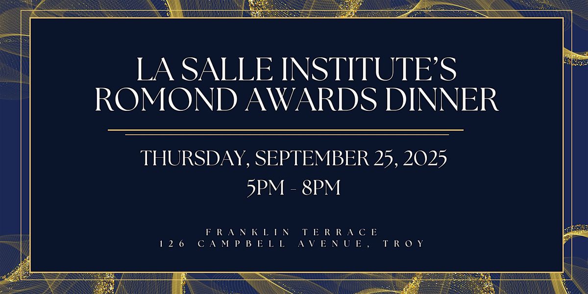 Romond Dinner 2025, 25 September | Event in Troy | AllEvents