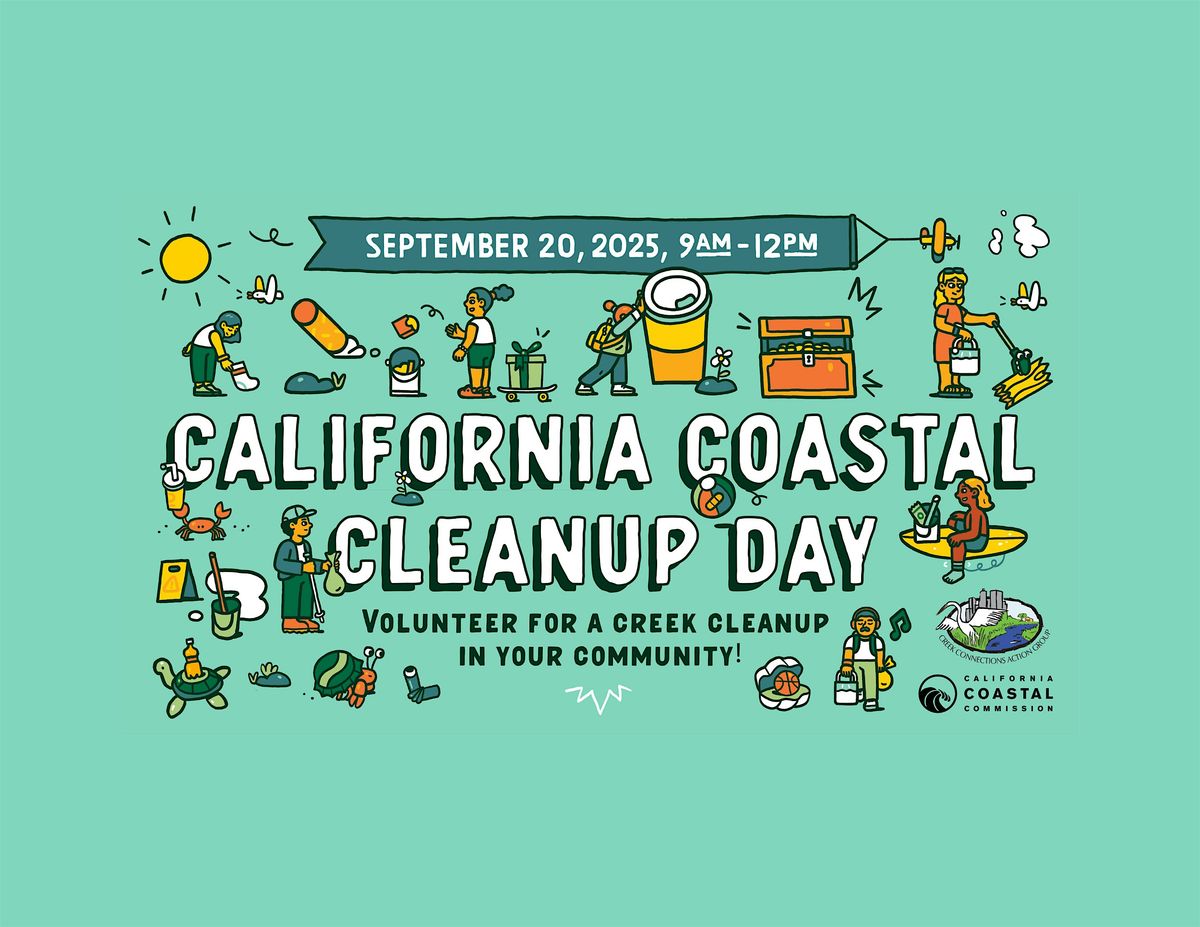 Coastal Cleanup Day 2025 - Site #18: Stevens Creek, Mountain View, 20 September | Event in Mountain View | AllEvents