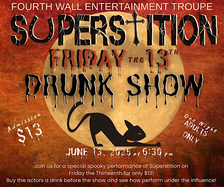 Superstition - Adults Only Drunk Show - Friday 13th, 13 June | Event in San Andreas | AllEvents