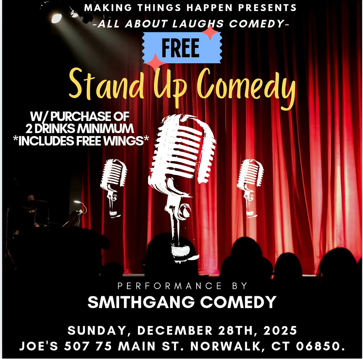 All About Laughs Comedy, 28 December | Event in Norwalk | AllEvents