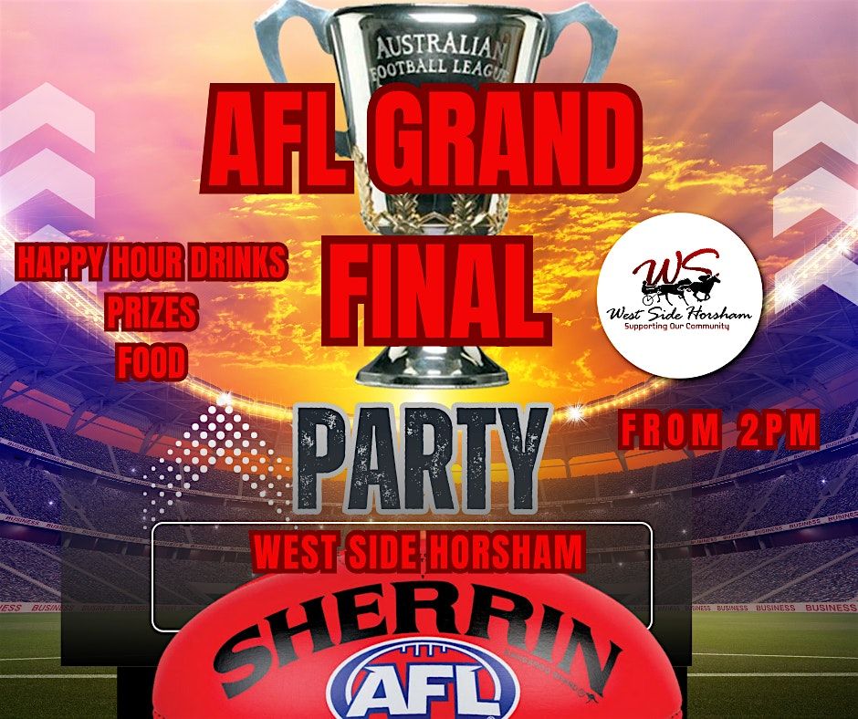 Grand Final Day Party 2025, 27 September | Event in Horsham | AllEvents