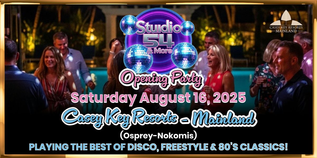 STUDIO 54 & MORE, 16 August | Event in Osprey | AllEvents
