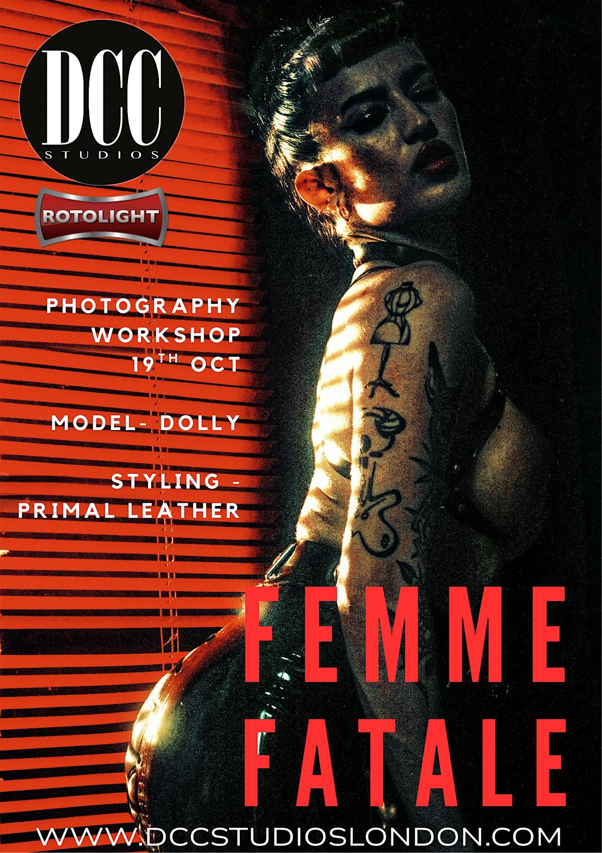 FEMME FATALE PHOTOGRAPHY WORKSHOP -Sunday 19th October, 19 October | Event in London | AllEvents