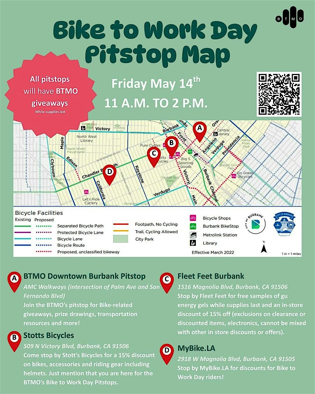 Ride in, Refresh, Ride on: Bike to Work Day Pitstops in Burbank! | Event in Burbank | AllEvents