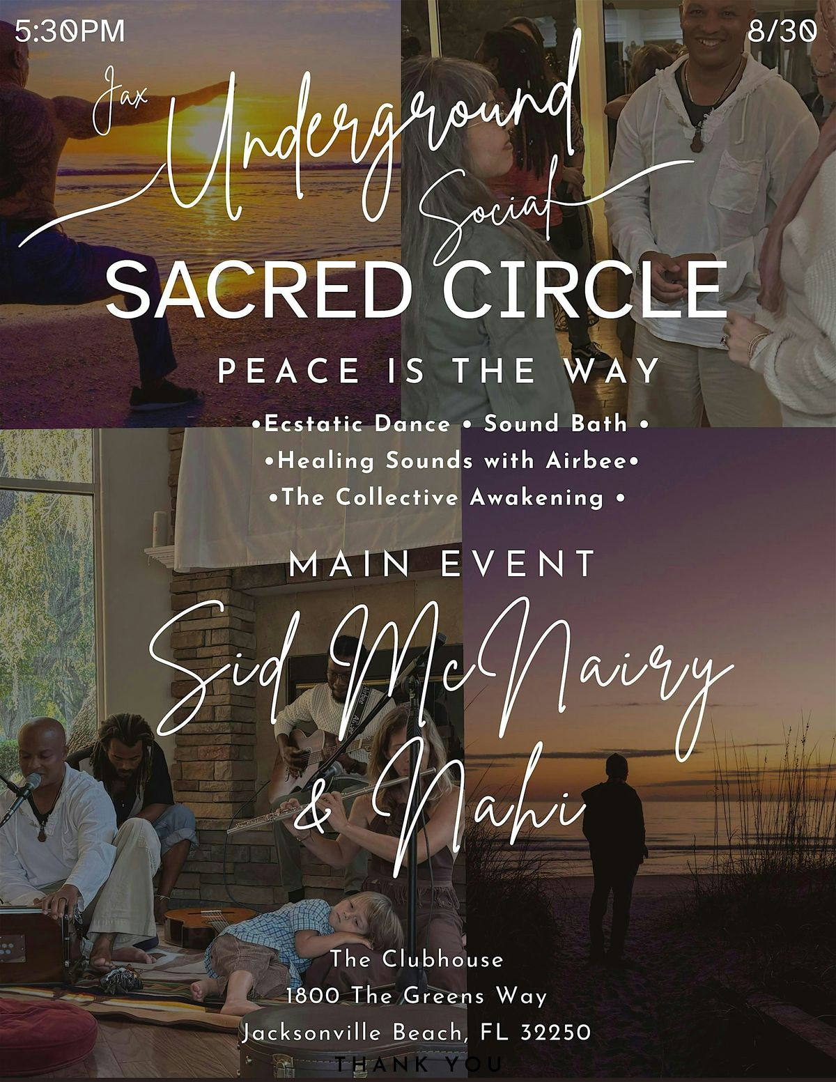 Underground Social - A night of Ecstatic dance and Sacred Music, 30 August | Event in Jacksonville Beach | AllEvents