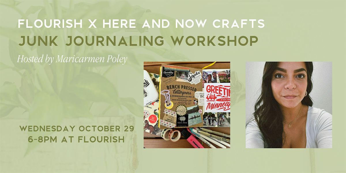 Junk Journaling Workshop - Flourish x Here and Now Crafts LLC, 29 October | Event in West Chester | AllEvents