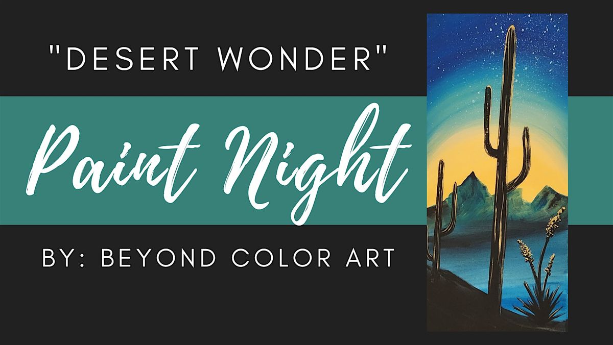 "Desert Wonder" Paint Night, 28 July | Event in St. George | AllEvents
