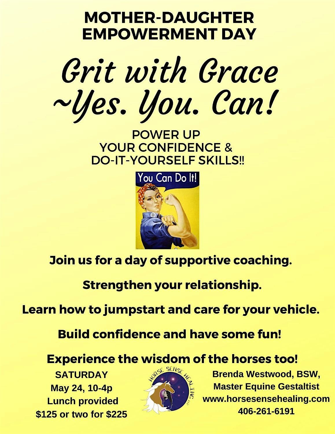 Grit with Grace ~ Mother Daughter Empowerment Day, 24 May | Event in Helena | AllEvents