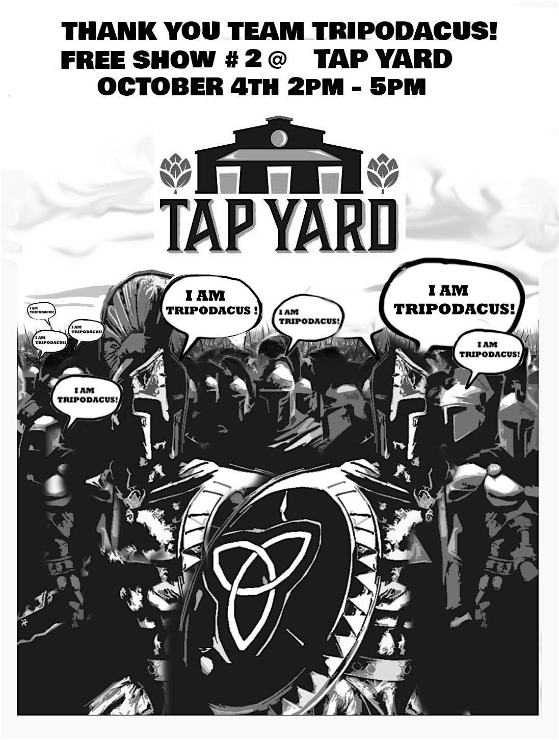 Tripodacus LIVE @ Tap Yard, 4 October | Event in Wilmington | AllEvents