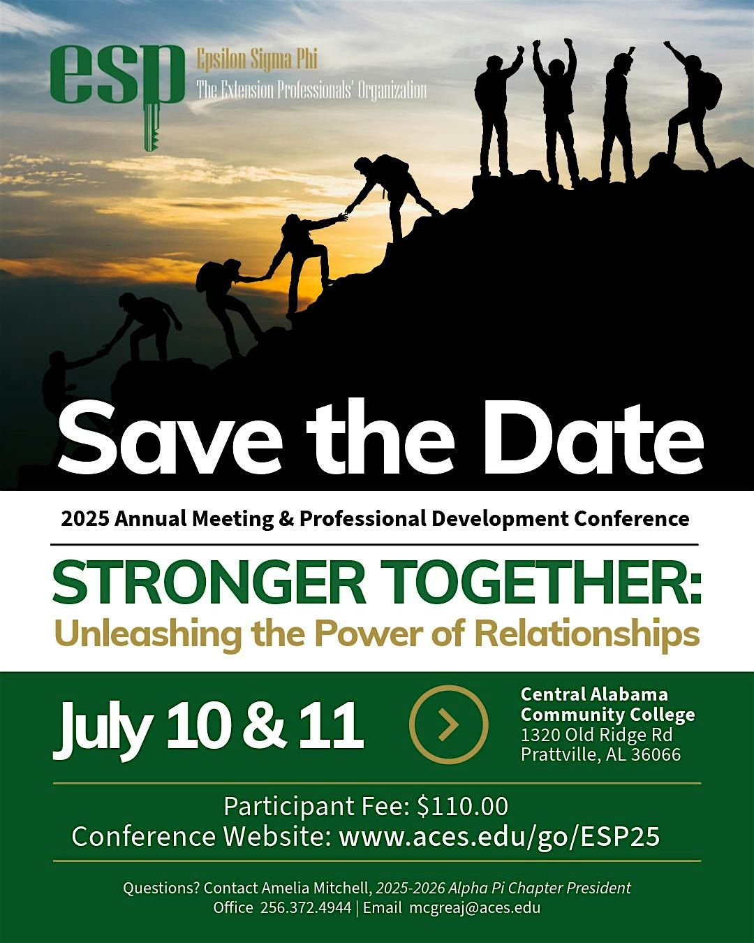 ESP Alpha Pi Chapter Annual Business Meeting & PD Conference, 10 July | Event in Prattville | AllEvents