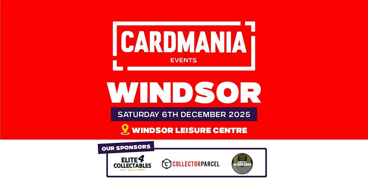 Cardmania - Windsor, 6 December | Event in Windsor | AllEvents