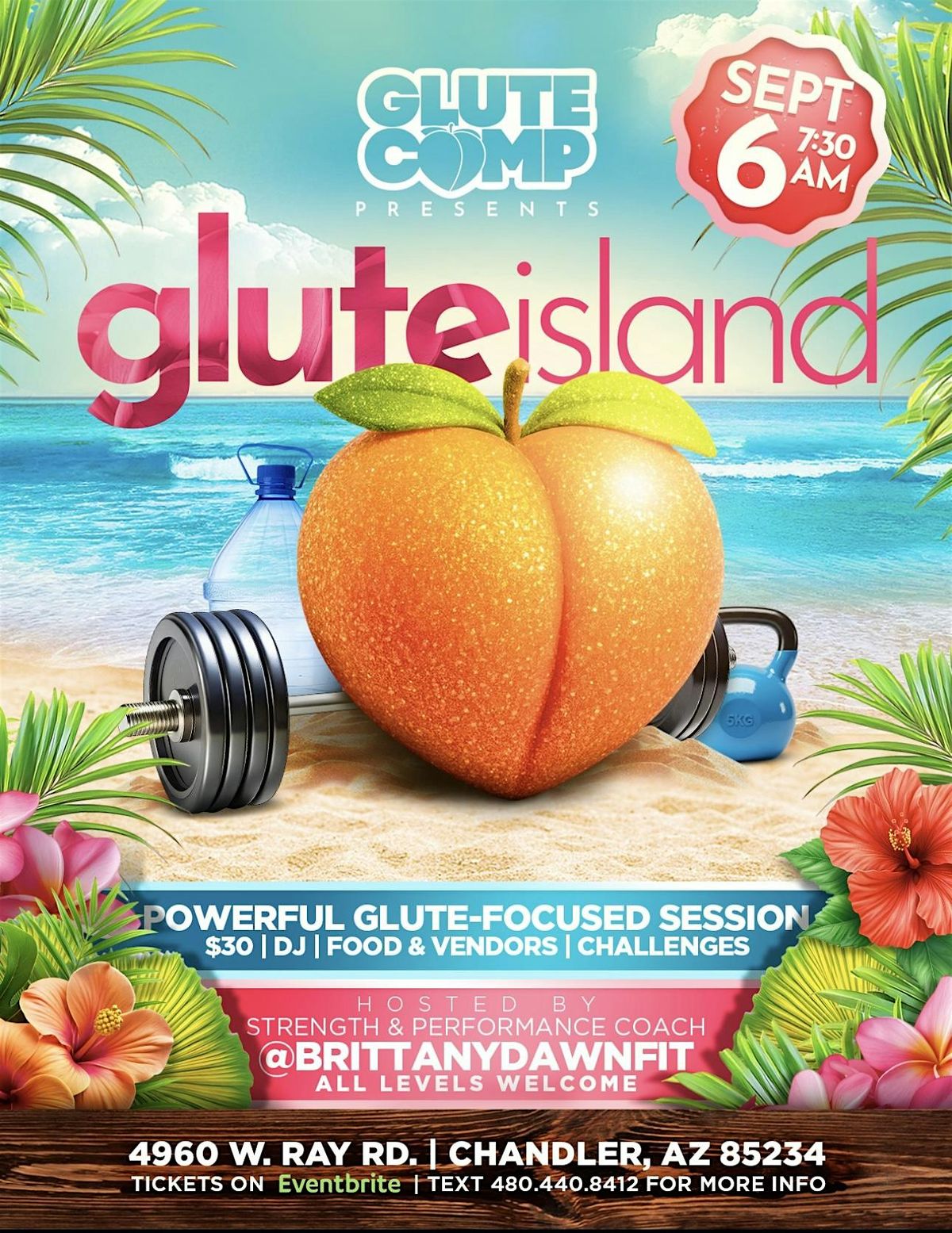 GLUTE ISLAND, 6 September | Event in Chandler | AllEvents
