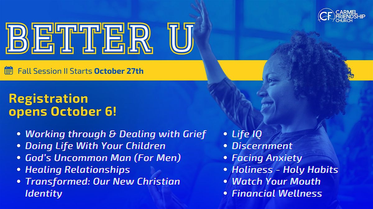 Better University - Better U Fall II, 27 October | Event in Wesley Chapel | AllEvents