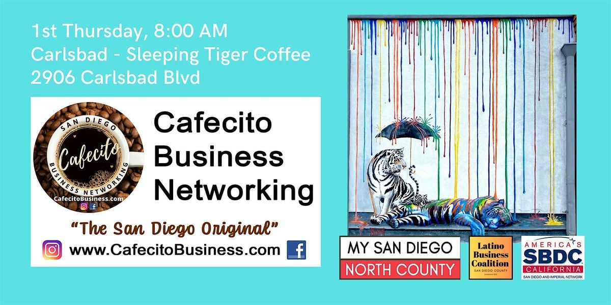 Cafecito Business Networking  Carlsbad - 1st Thursday Dec, 4 December | Event in Carlsbad | AllEvents