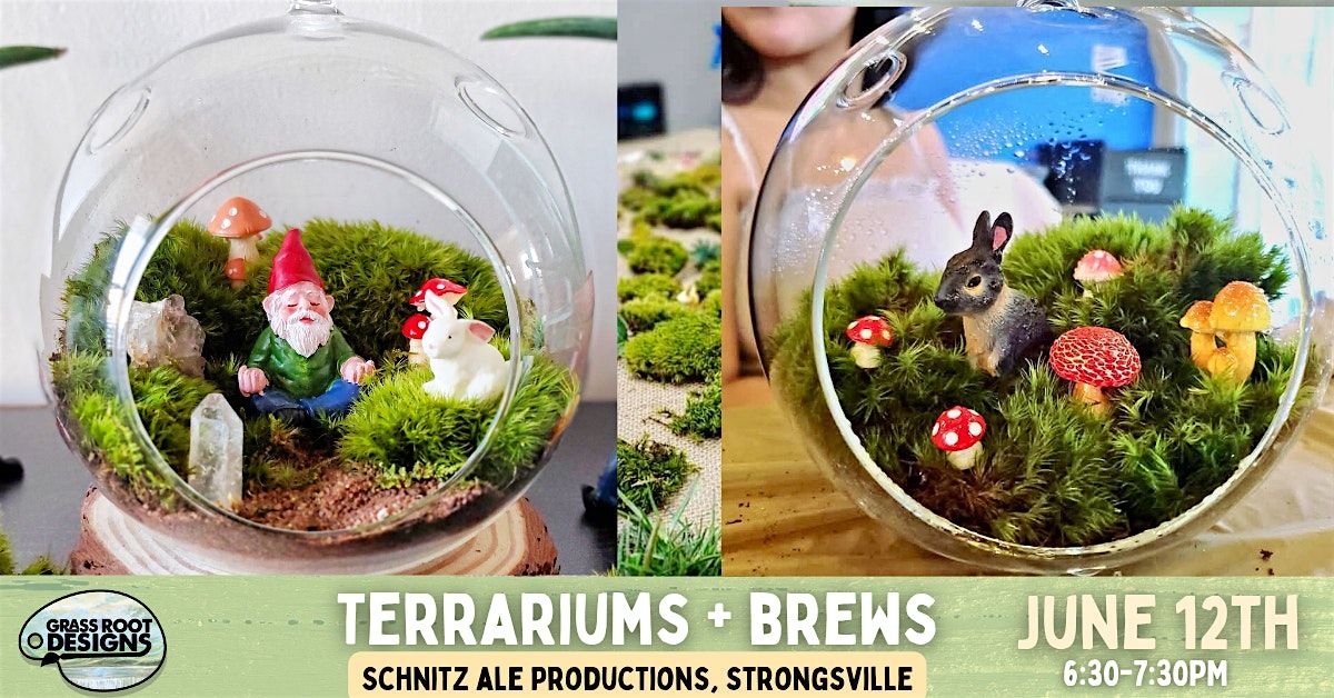 Mossy Terrarium + Brews at Schnitz Ale Productions, 12 June | Event in Strongsville | AllEvents