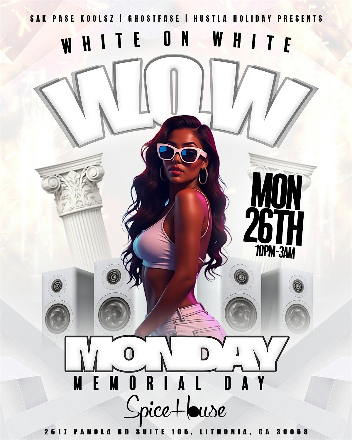 W.O.W white on white, 26 May | Event in Lithonia | AllEvents
