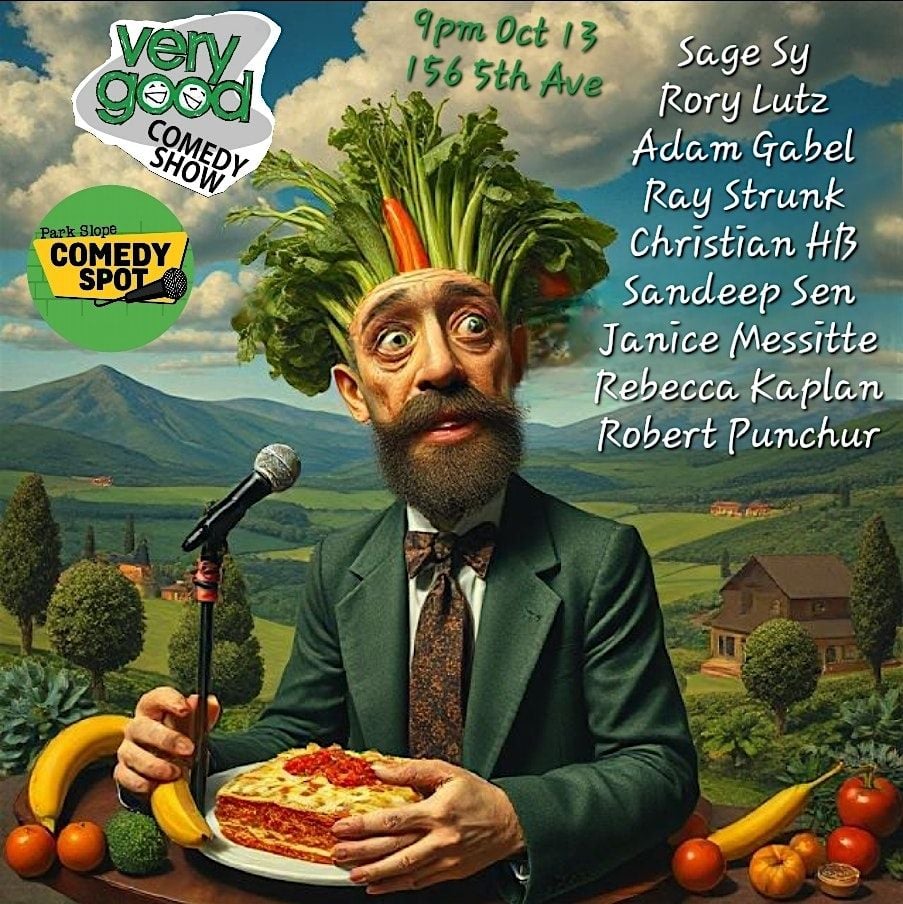 Very Good Comedy Park Slope Oct 13, 13 October | Event in Brooklyn | AllEvents